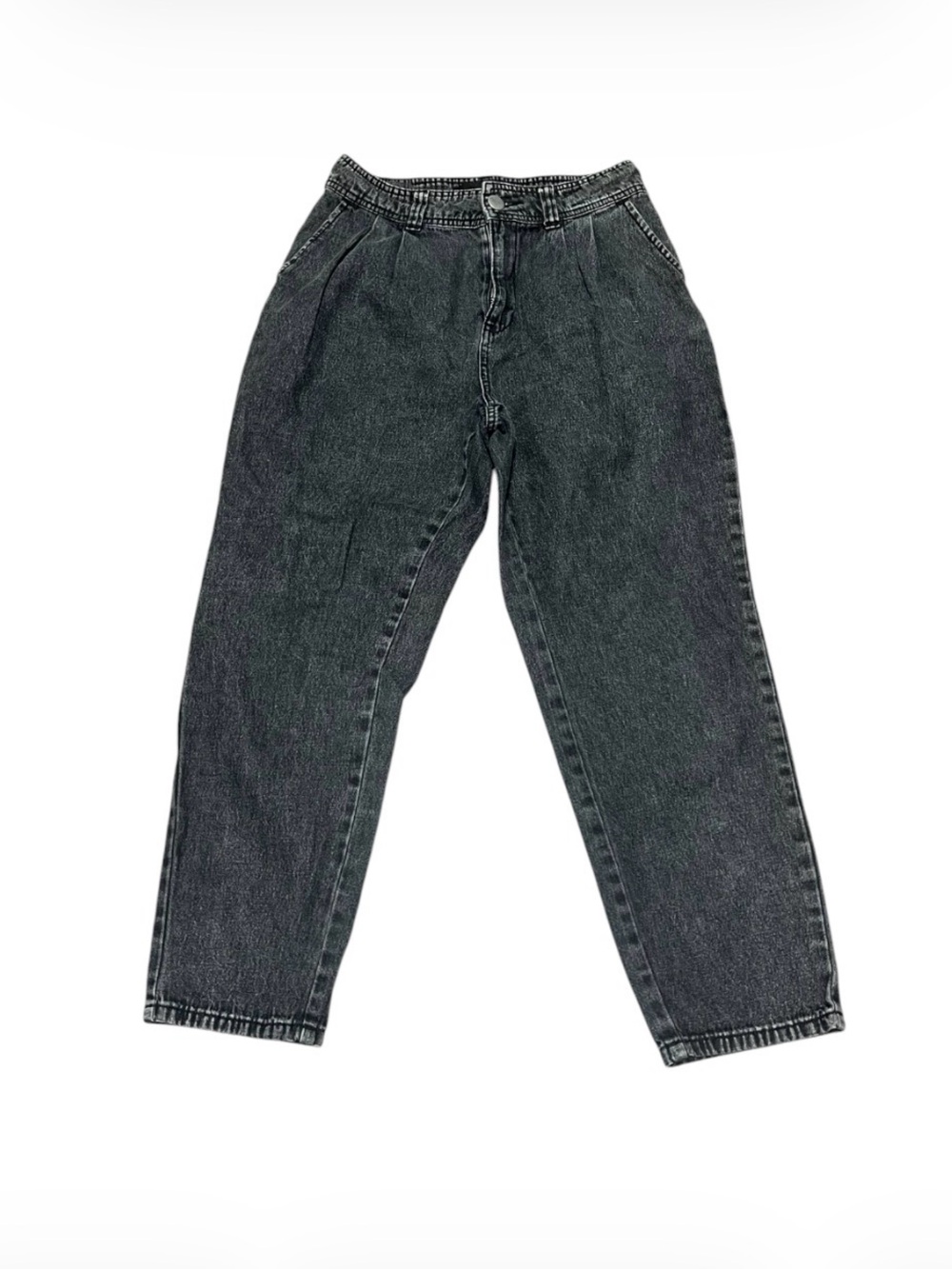 Who What Wear Black Washed High Waist Mom Jeans size 4
